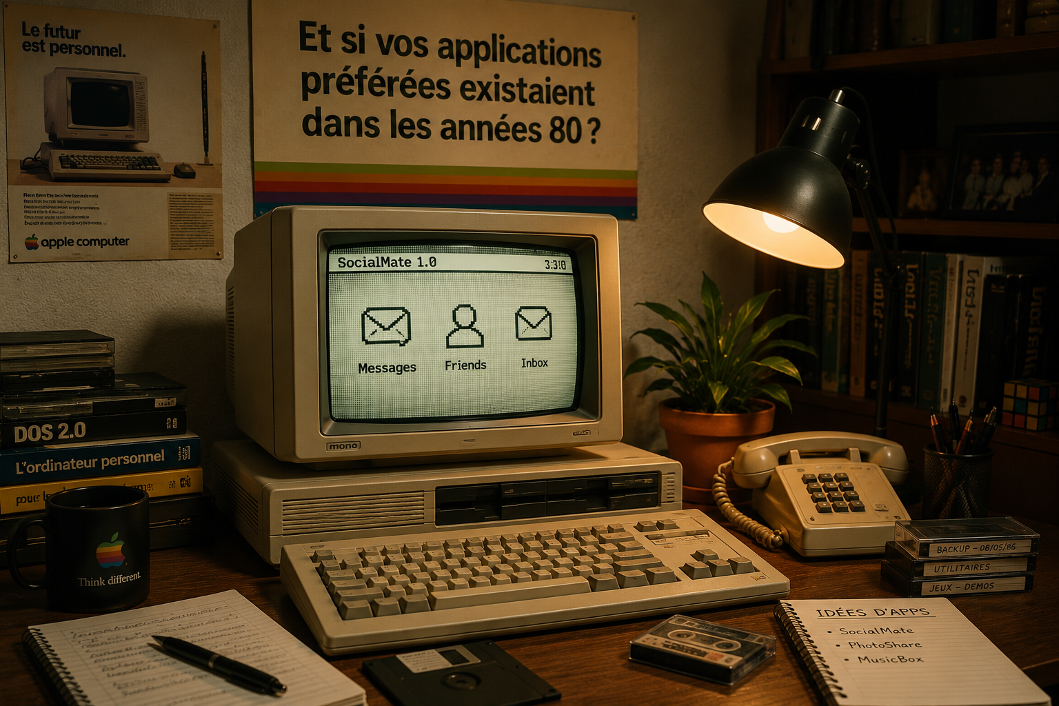 Et si vos applications préférées existaient dans les années 80 ?