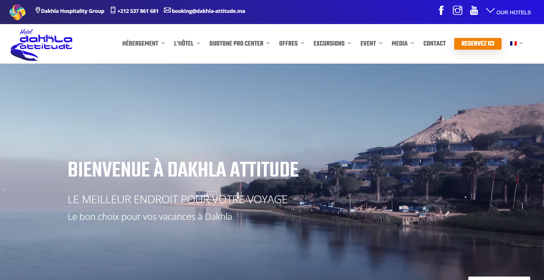 Capture du site Dakhla Attitude