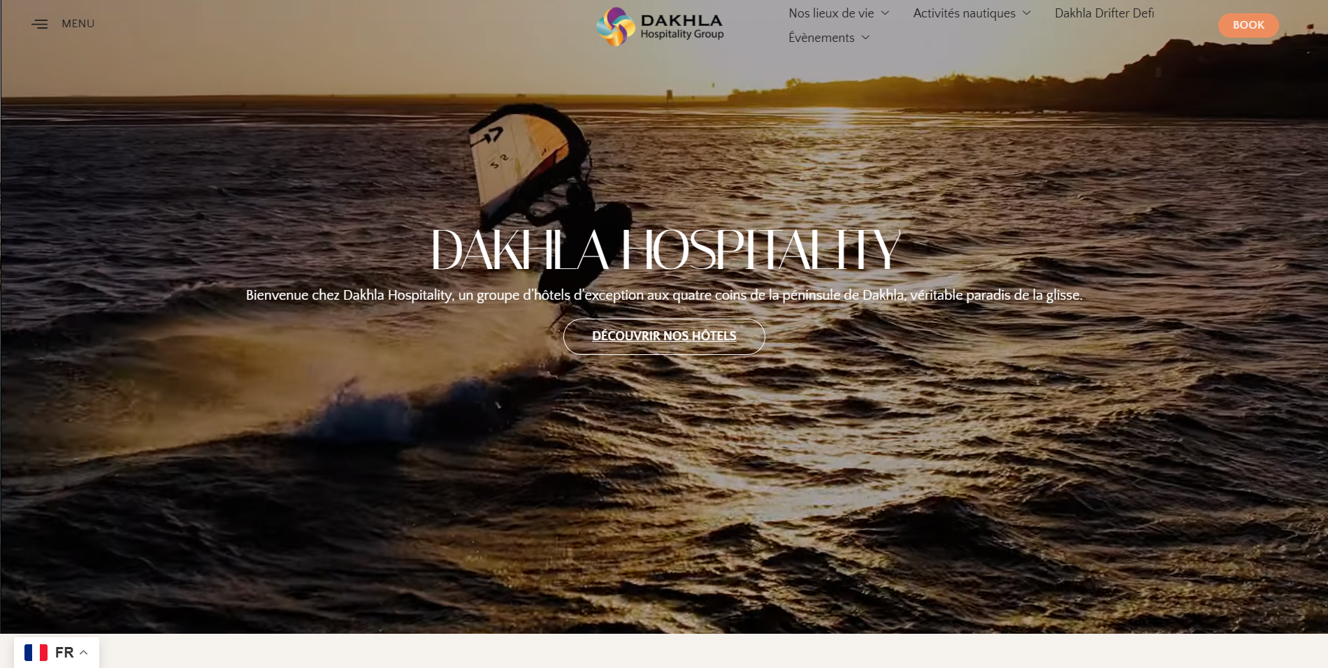 Capture du site DHG