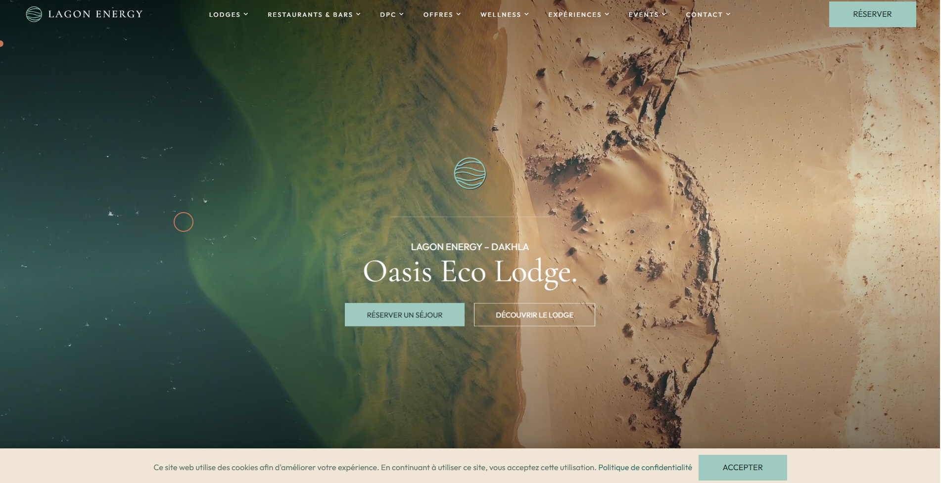 Capture du site Lagon Energy